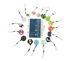 Cellphone strap button